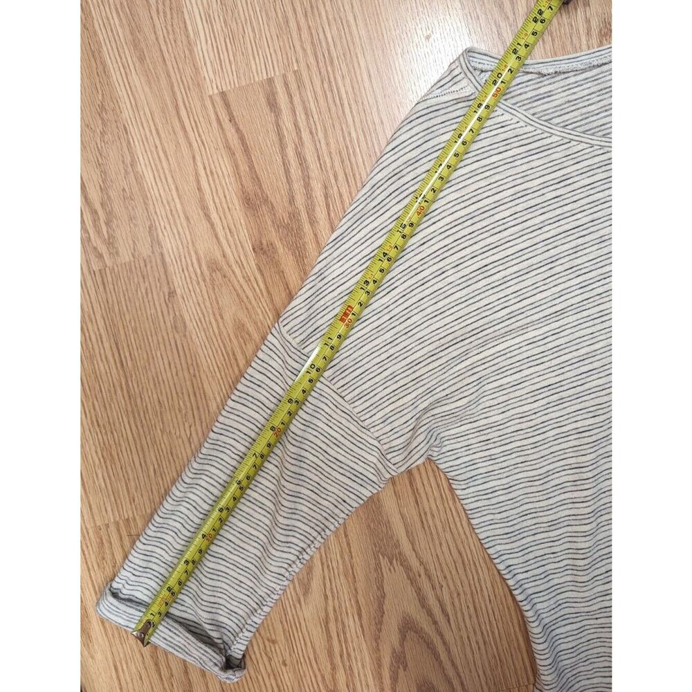 Madewell Audio Top Belridge Stripe Size Small Ivory - Picture 8 of 9